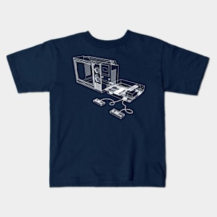 Wireframe Gaming Kids T-Shirt